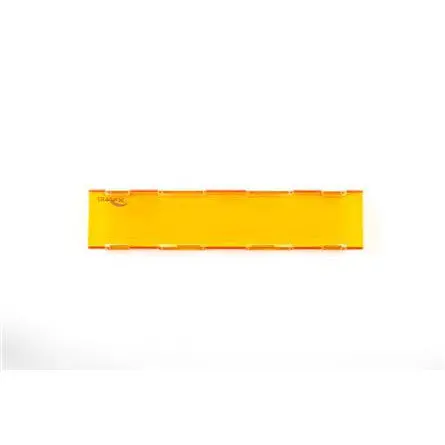 Acrylic Light Bar Cover 2" X 9.5" - Amber 1