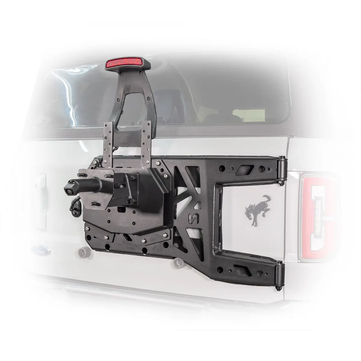 Adjustable Tire Carrier & Camera Mount 2