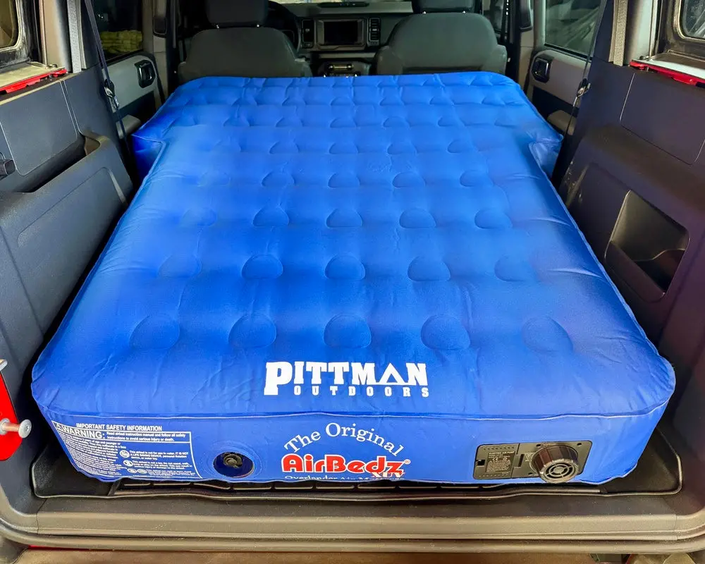 Airbedz Xuv Bronco, Jeep, Suv Air Mattress With Built-In Rechargeable Battery And Air Pump - Blue 1