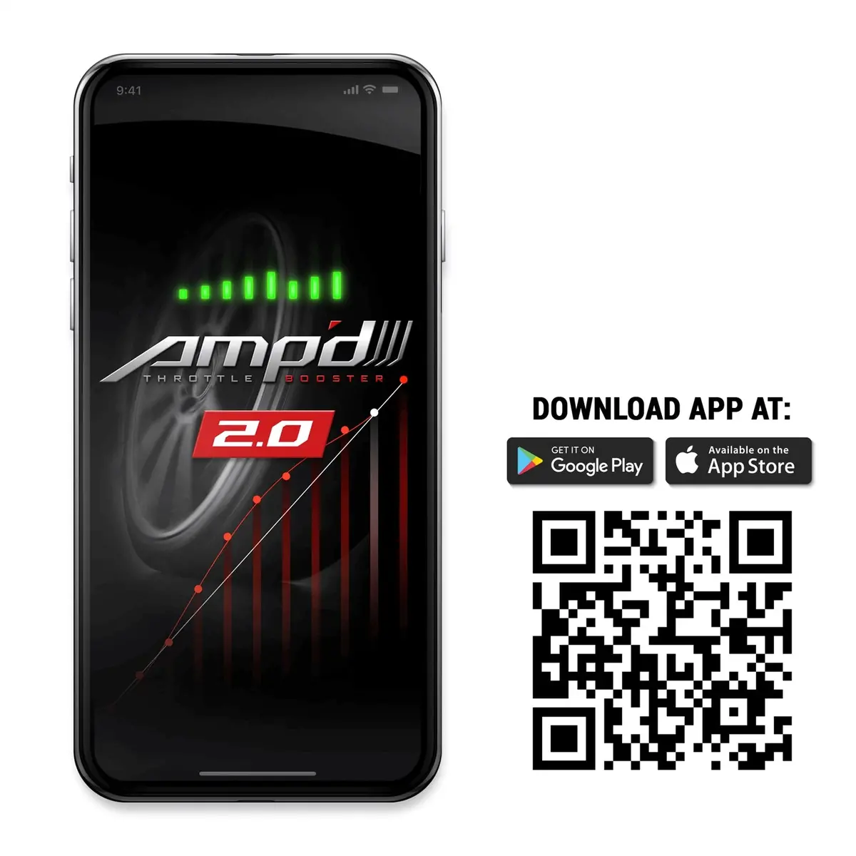 Amp'd 2.0 Throttle Sensitivity Booster With Wireless Control Switch 2