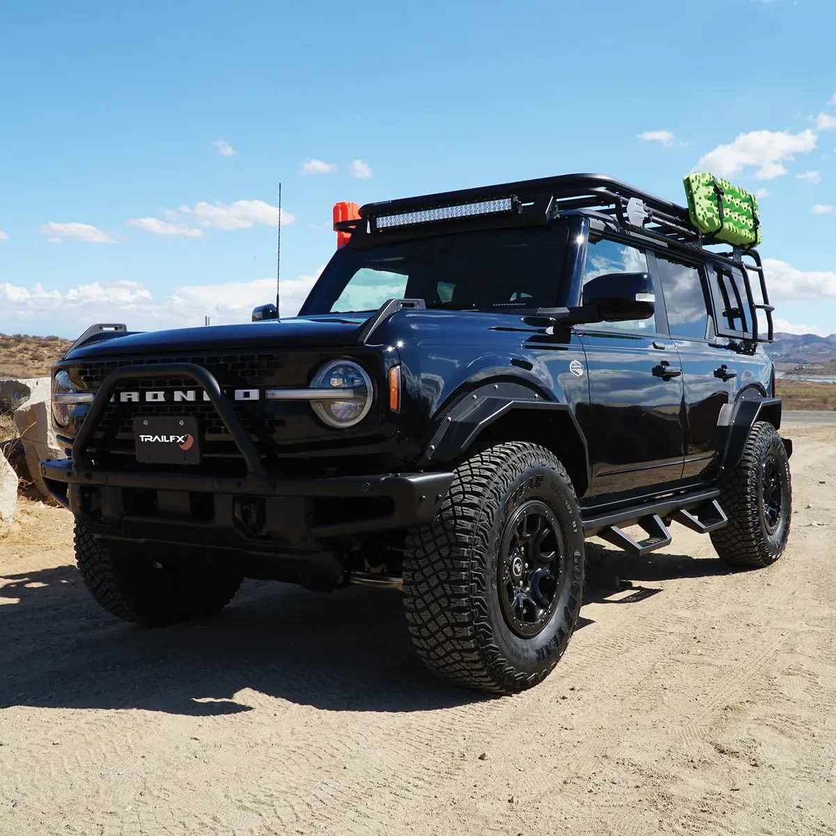 Angled Steel Rear Fender Flares 1