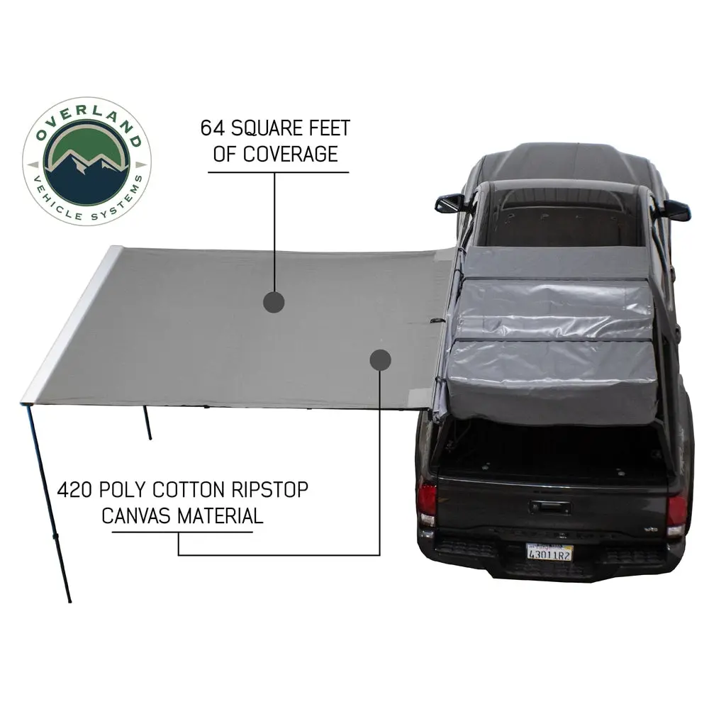 Awning 2.5-8.0' With Black Cover Nomadic 2