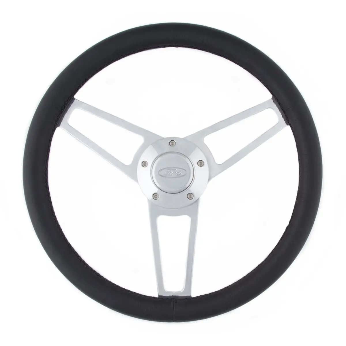 Billet Series Leather St Eering Wheel Ford Logo 1