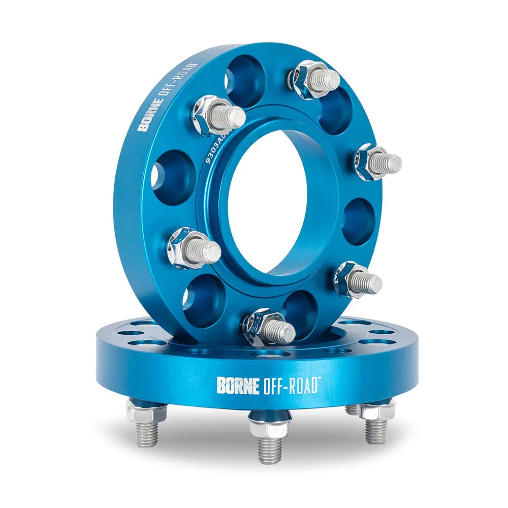 Borne Off-Road Wheel Spacers - 6X139.7 - 93.1 - 25Mm - M12 - Blue 1