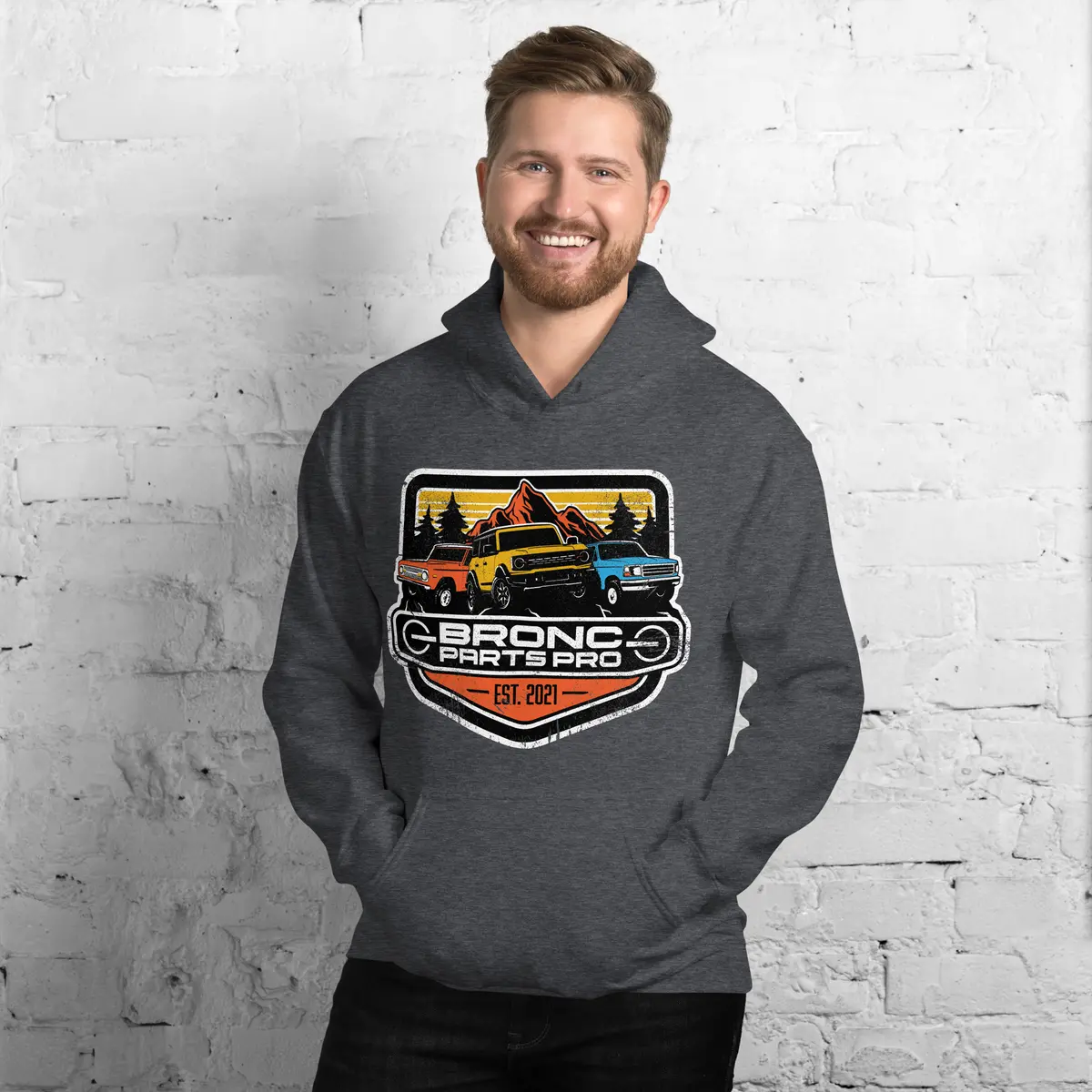 Bronco Parts Pro Premium Unisex Pullover Hoodie - Image 3