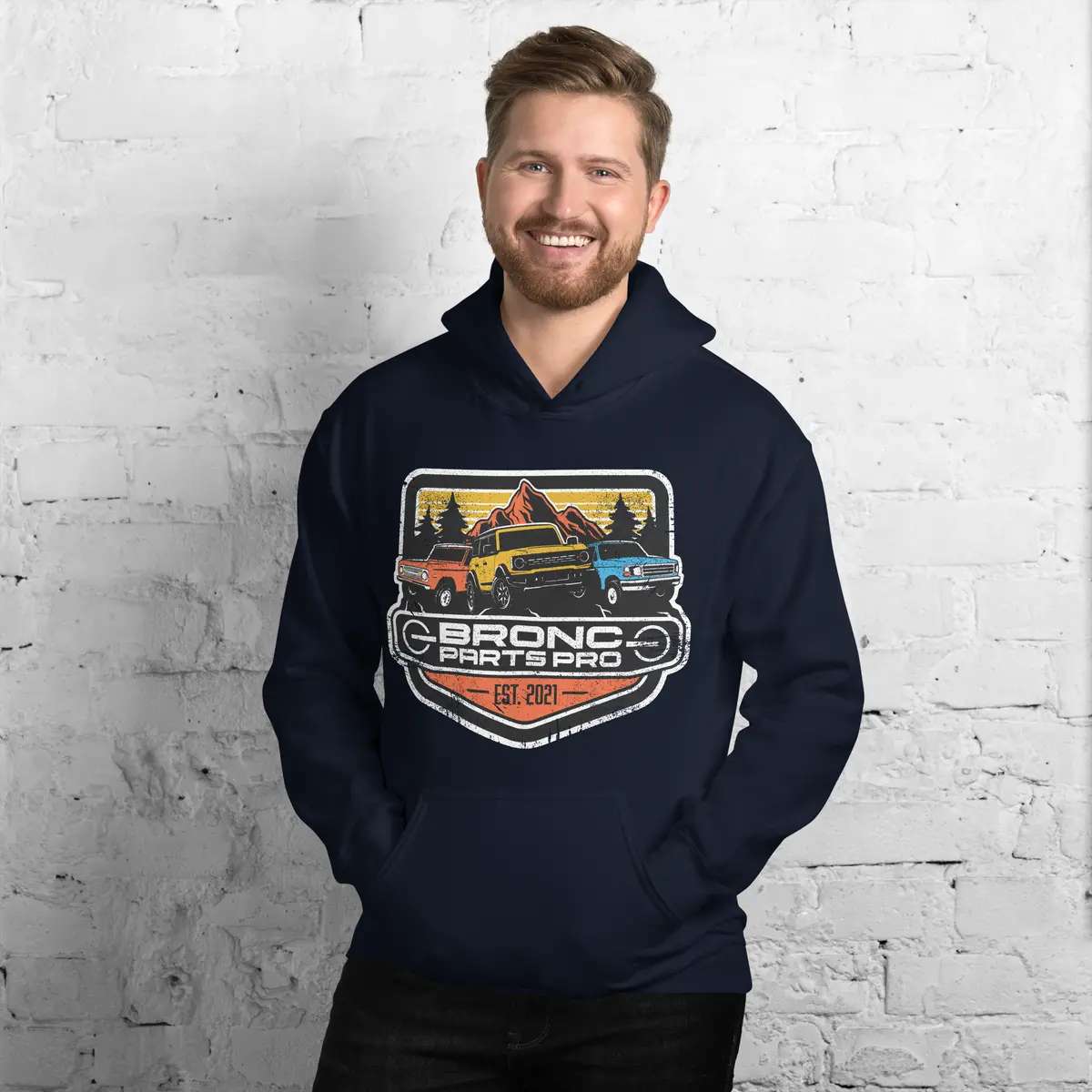 Bronco Parts Pro Premium Unisex Pullover Hoodie - Image 5