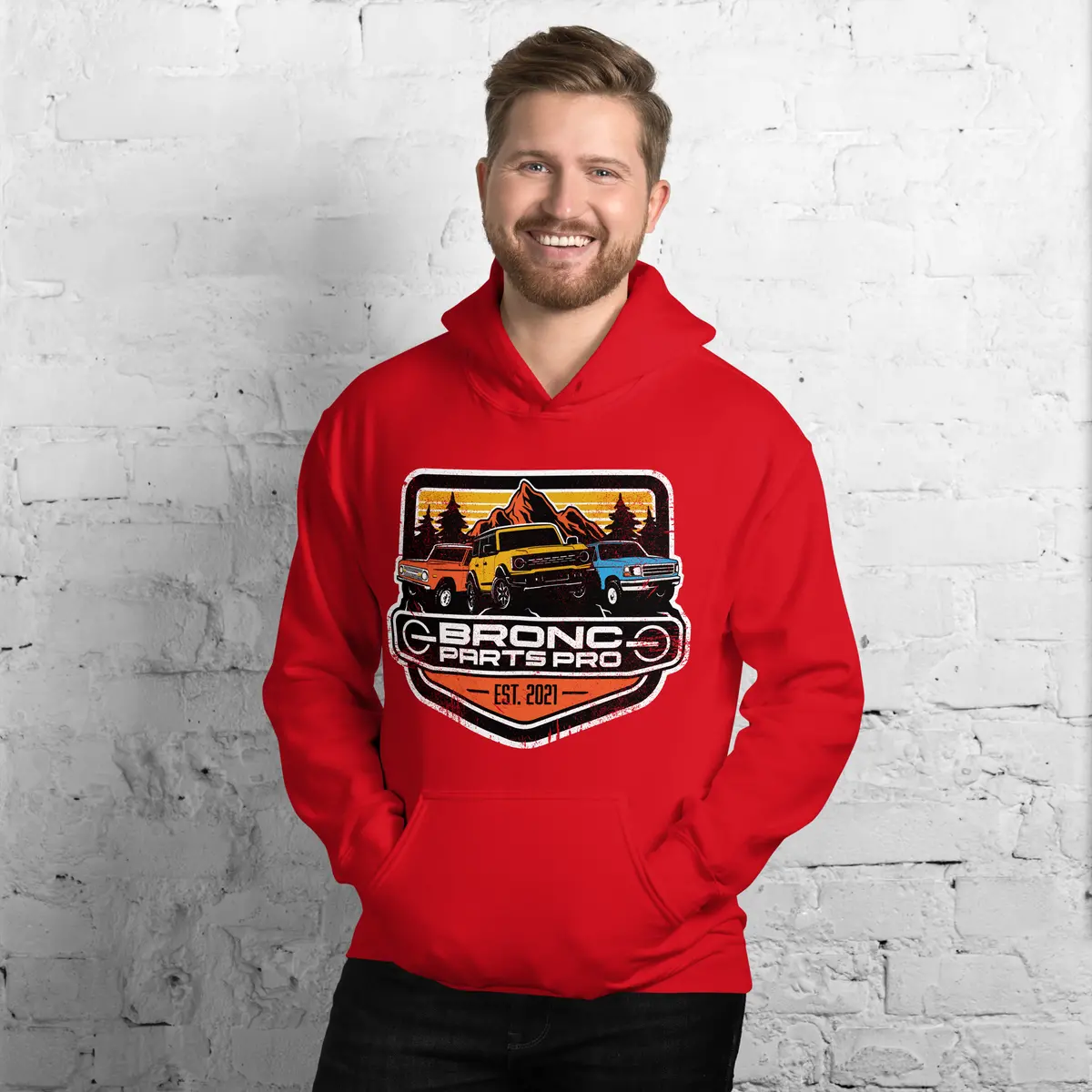 Bronco Parts Pro Premium Unisex Pullover Hoodie - Image 6