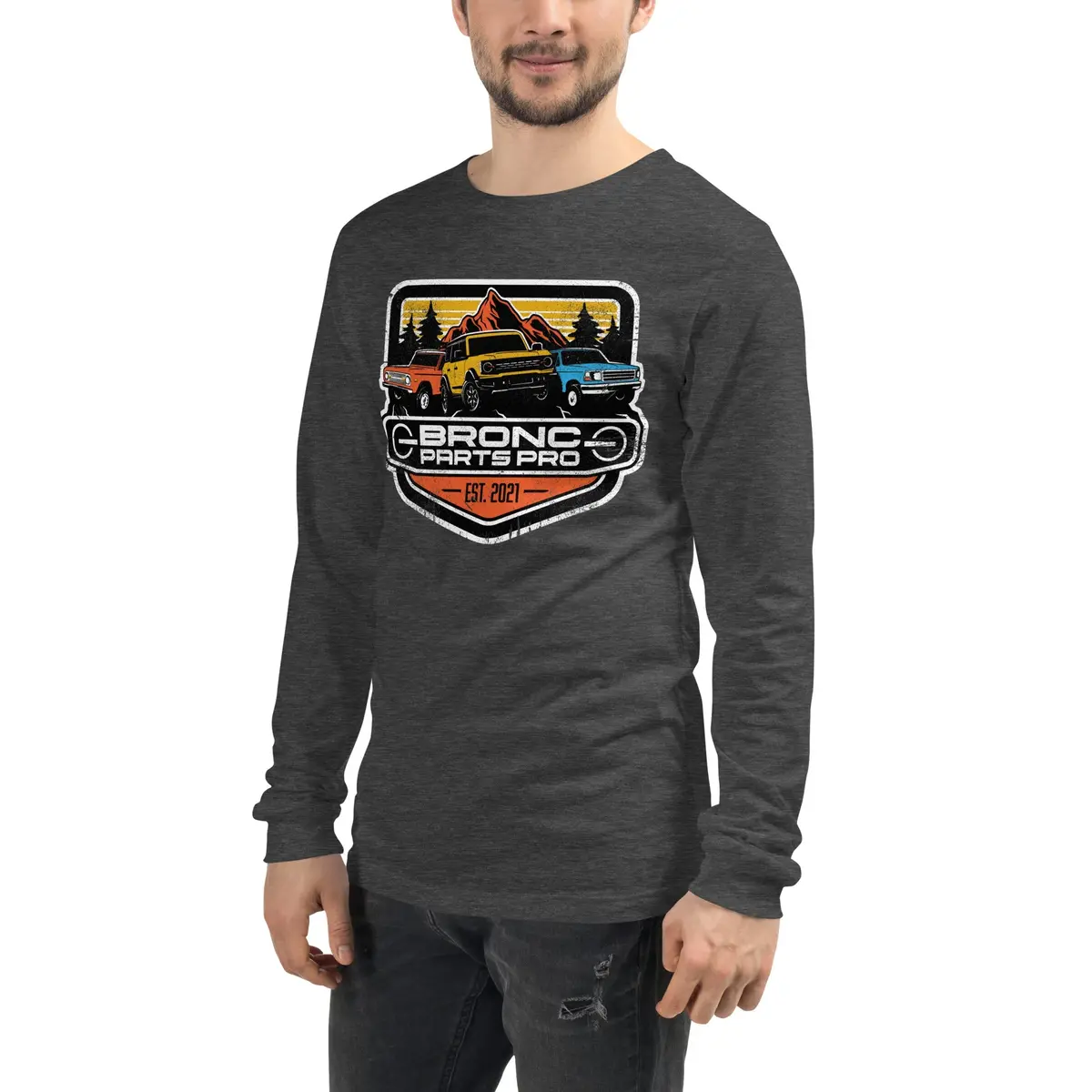 Bronc Parts Pro Unisex Long Sleeve T-Shirt 10