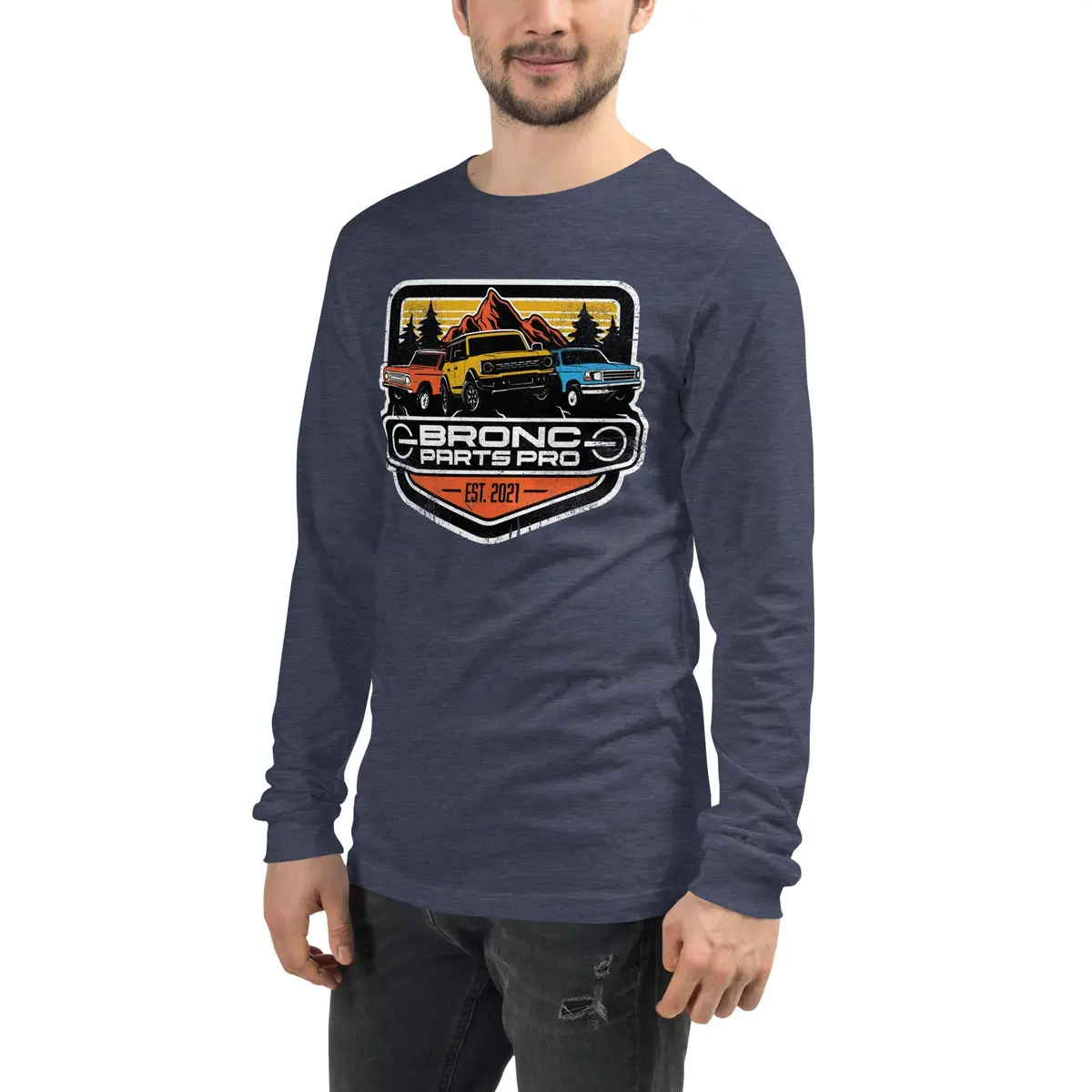Bronc Parts Pro Unisex Long Sleeve T-Shirt 12