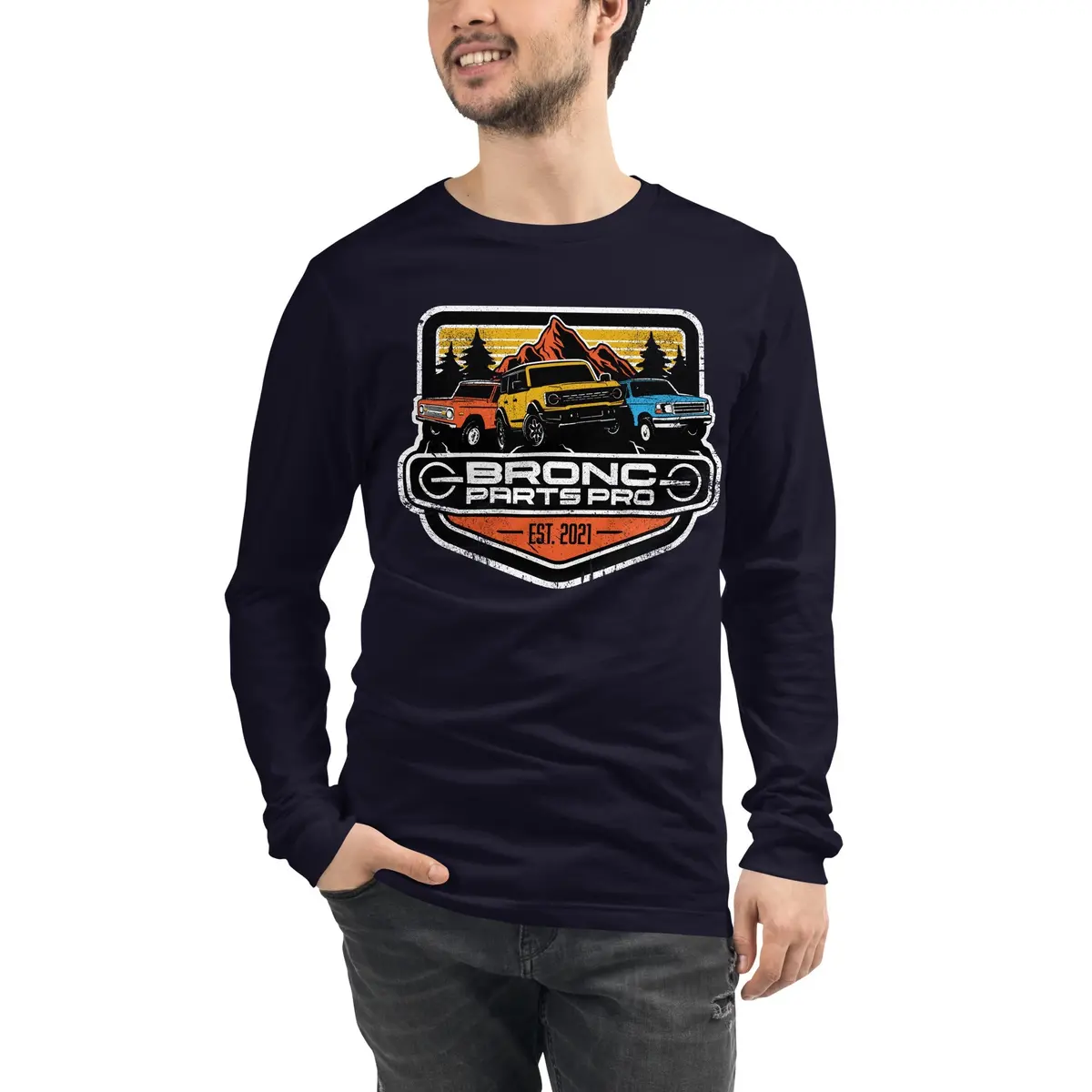 Bronc Parts Pro Unisex Long Sleeve T-Shirt 13