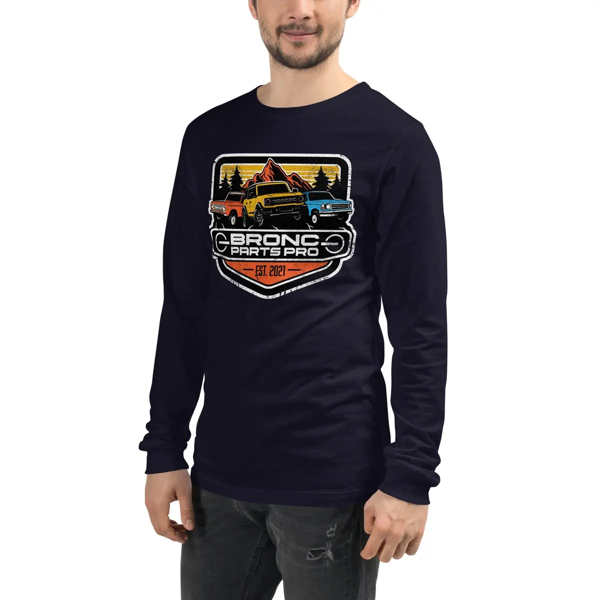 Bronc Parts Pro Unisex Long Sleeve T-Shirt 6