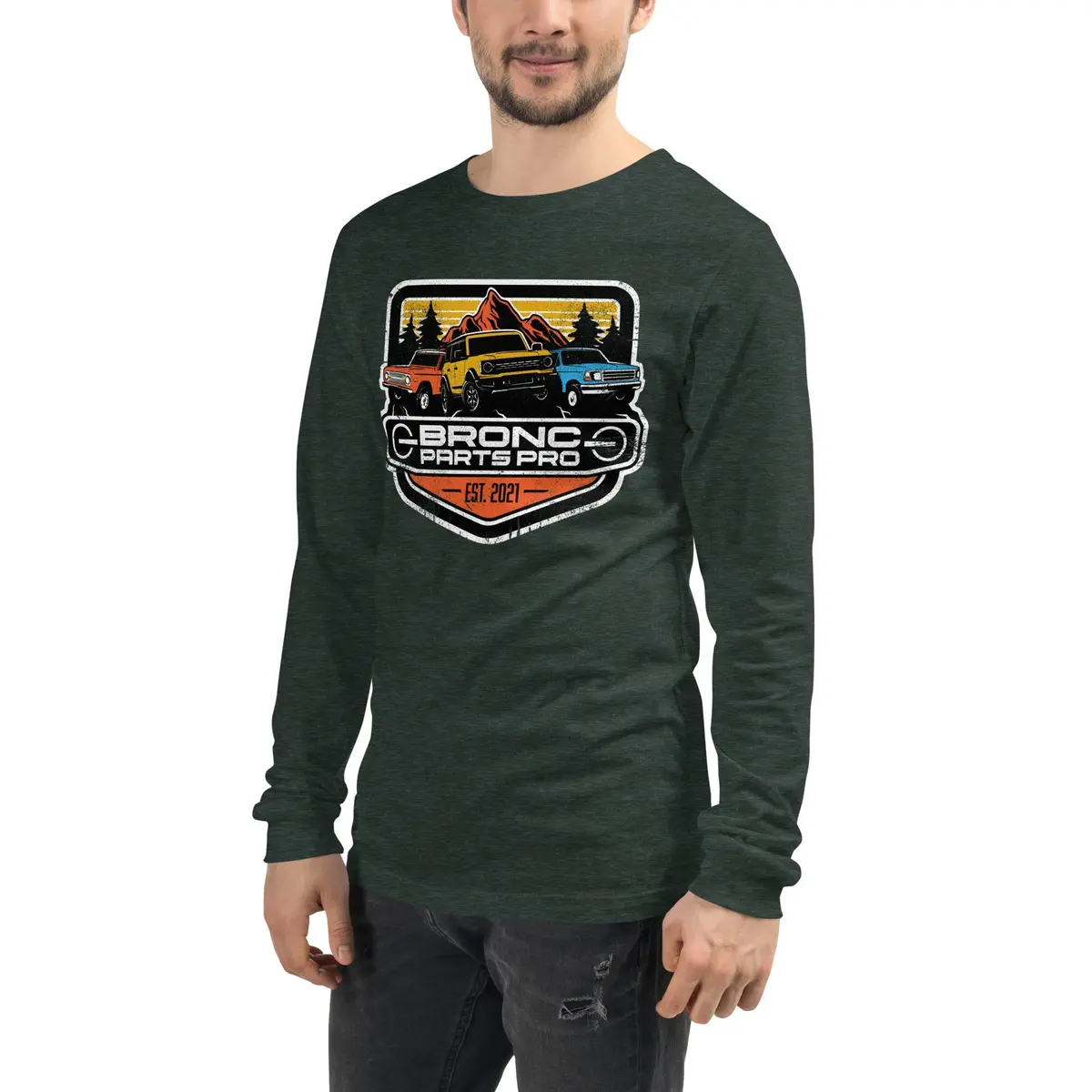 Bronc Parts Pro Unisex Long Sleeve T-Shirt 8