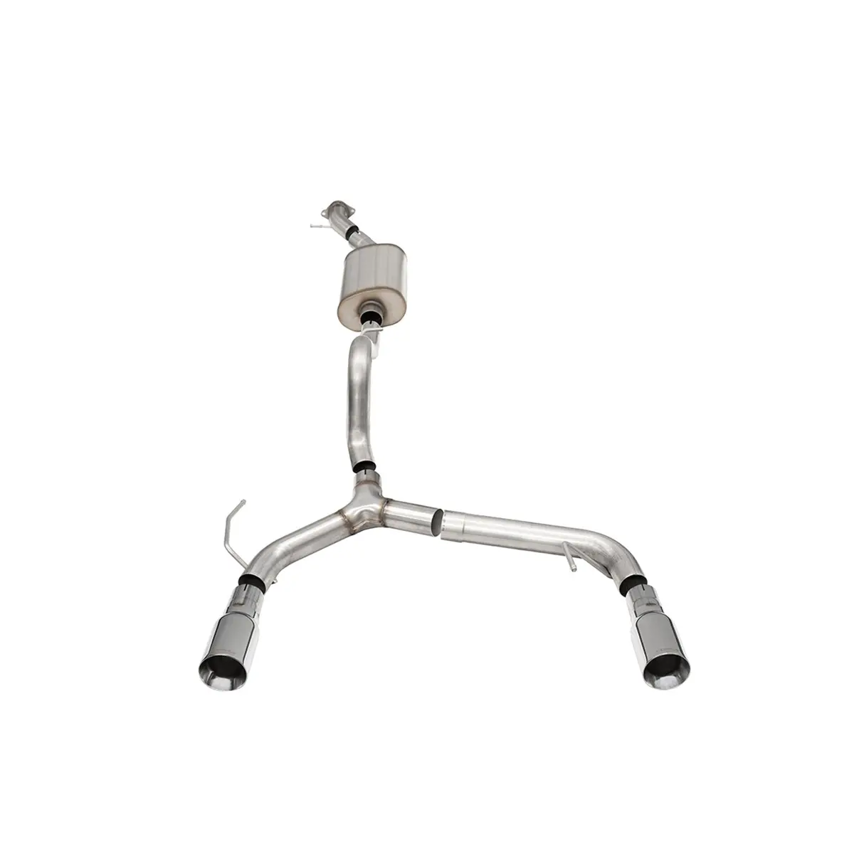 Bronco 2.3L 2-Door 2.75In Cat-Back Dual Rear Exhaust W/4In Straight-Cut Polish Tips 1