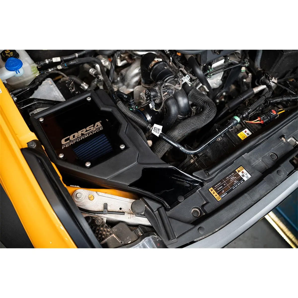 Bronco 2.3L Closed Box Air Intake With Maxflow 5 Oiled Filter 2