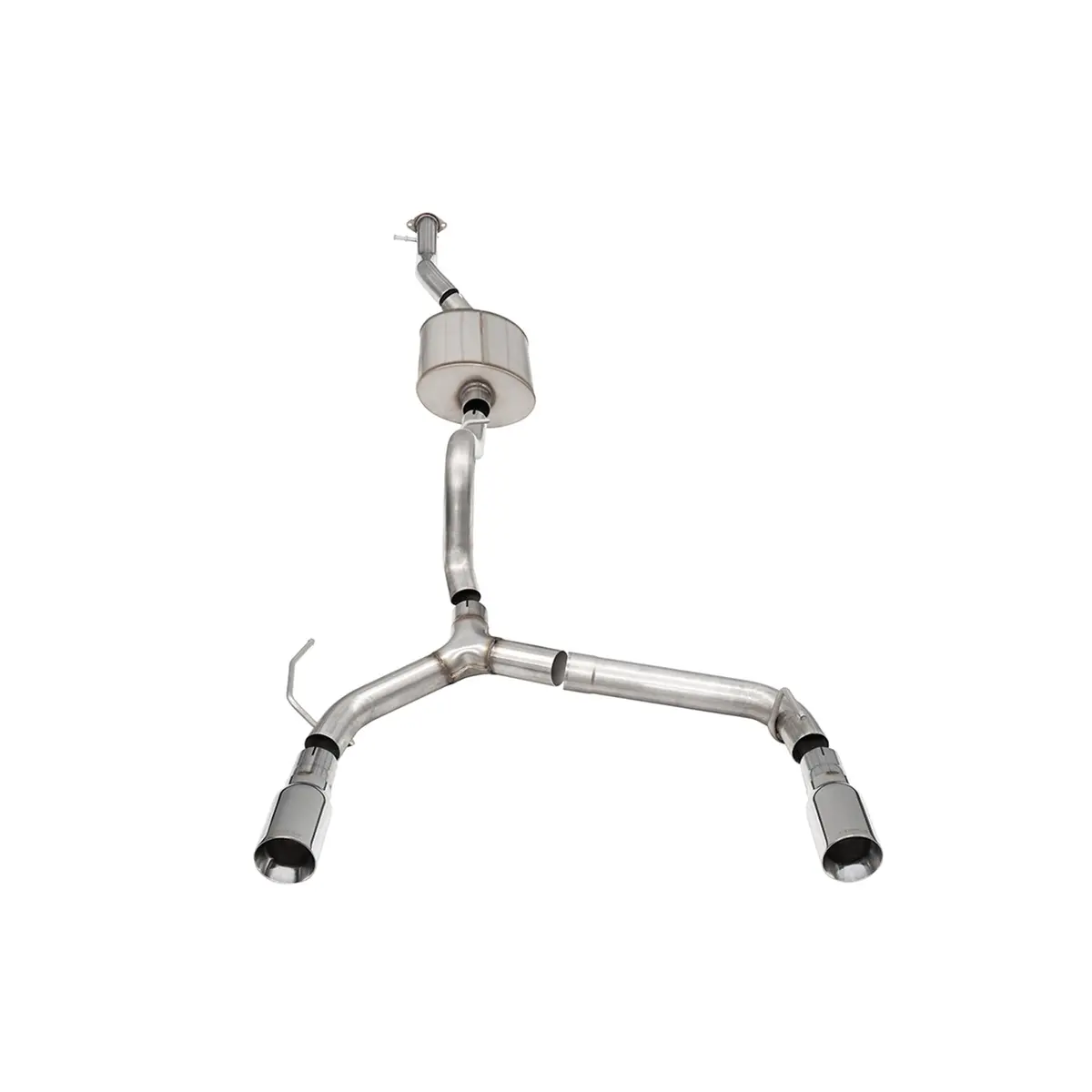 Bronco 2.7L 4-Door 2.75In Cat-Back Dual Rear Exhaust W/4In Straight-Cut Polish Tips 1