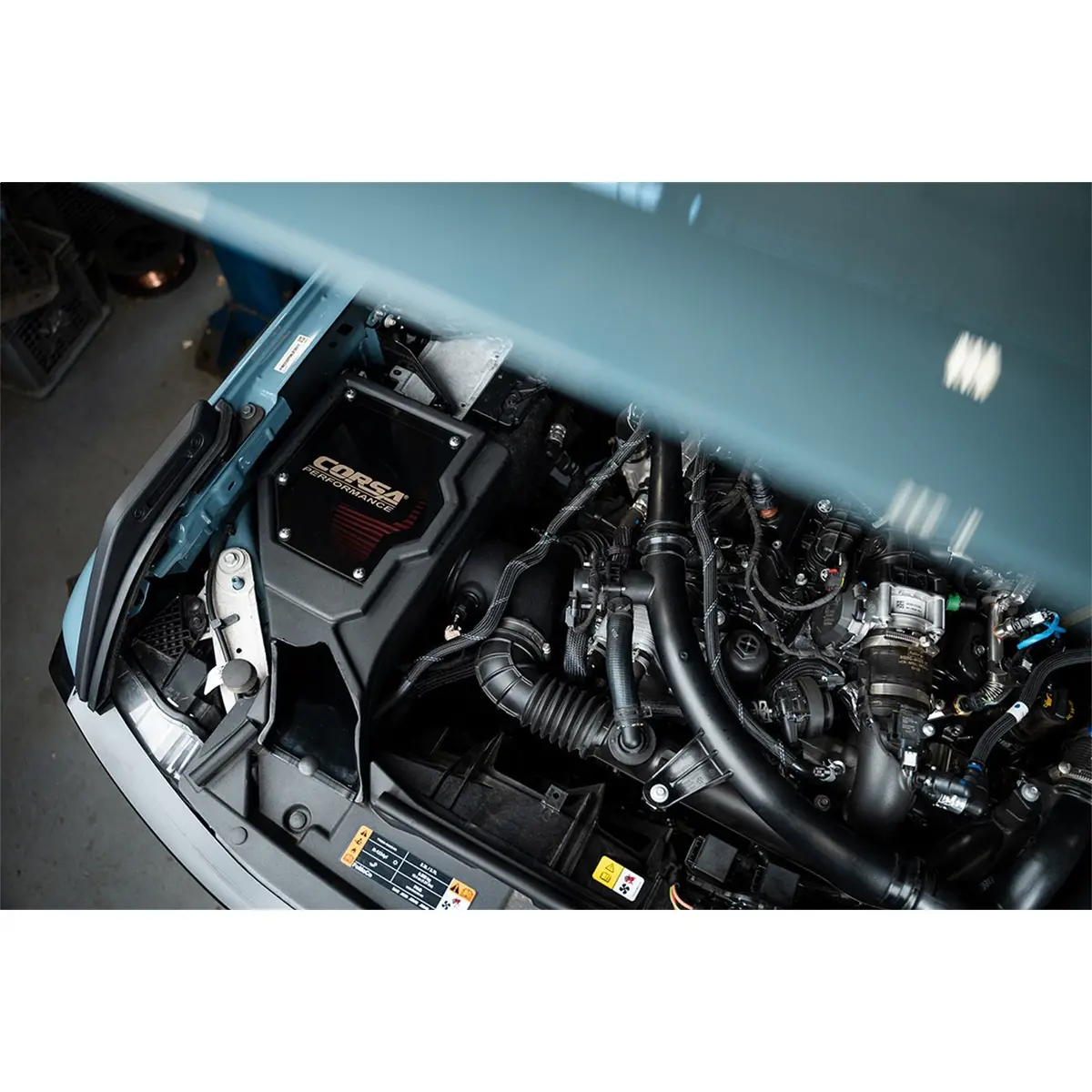 Bronco 2.7L Closed Box Air Intake With Drytech 3D Dry Filter 2