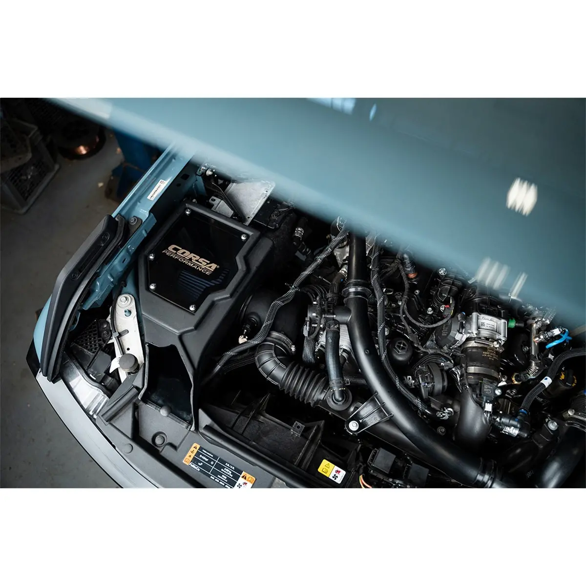 Bronco 2.7L Closed Box Air Intake With Maxflow 5 Oiled Filter 2
