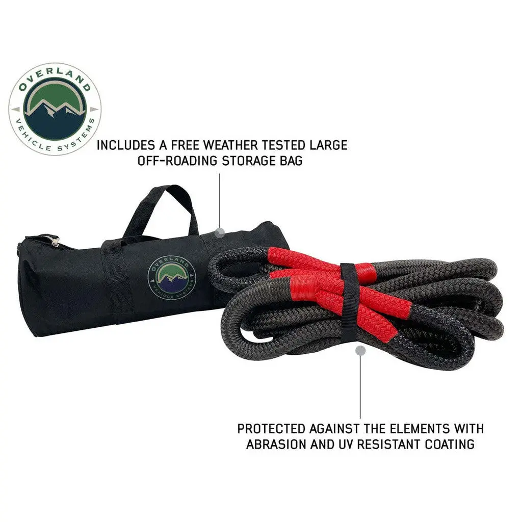 Brute Kinetic Recovery Strap 1" X 30' With Storage Bag - 30% Stretch 1