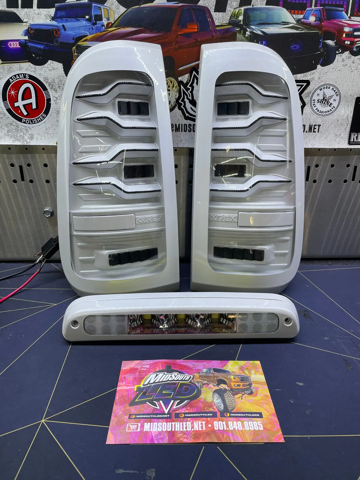 99-16 Super Duty Alpharex Colormtched Led Tail Lights 3
