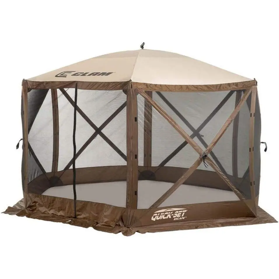 Clam Quick-Set Escape 11.5' X 11.5' Portable Pop Up Screen Tent 2
