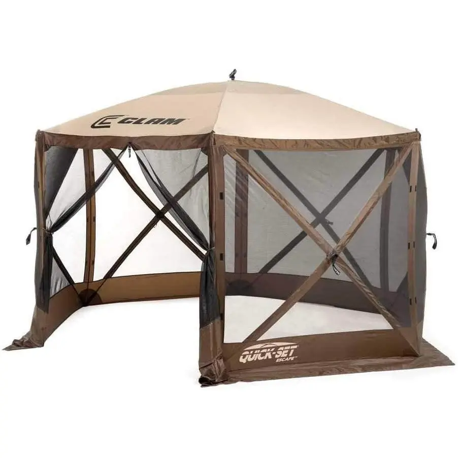 Clam Quick-Set Escape 11.5' X 11.5' Portable Pop Up Screen Tent 1
