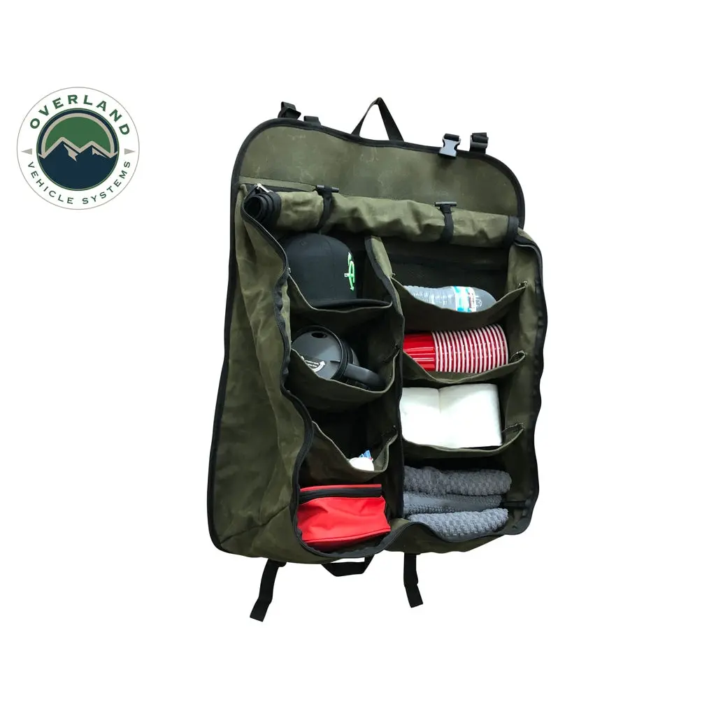 Camping Storage Bag 9 Storage Bins 16 Lb Waxed Canvas 2