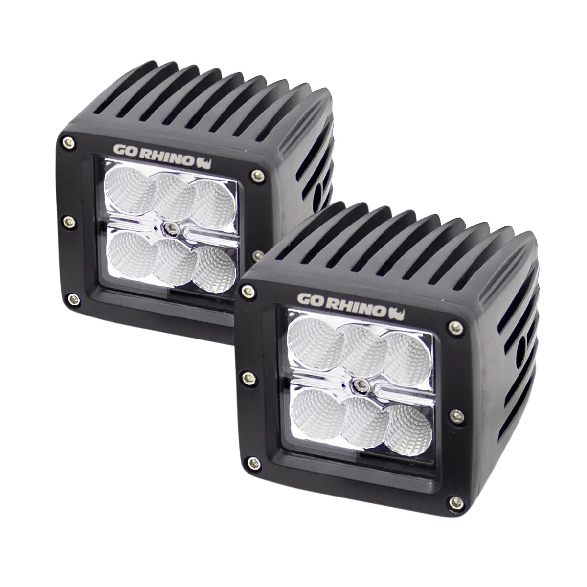 Classic Led Lighting - Pair Of 3" Led Cube Lights 1