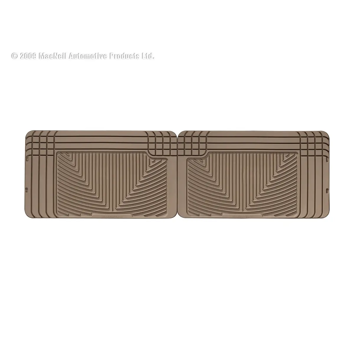 Classic Rear Rubber Mats - Tan 1