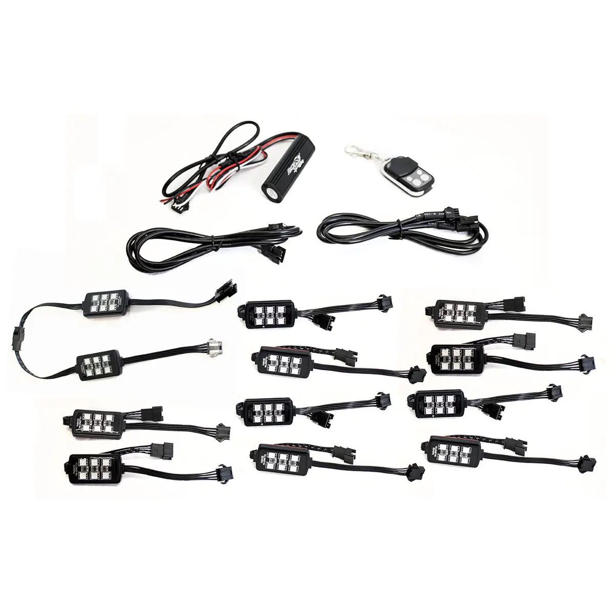 Coloradapt 12-Piece Light 6Smd Pod Rgb Multi-Color Accent Kit 1