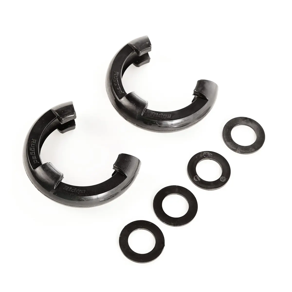 D-Ring Shackle Isolator Kit, Black Pair, 7/8 Inch 1