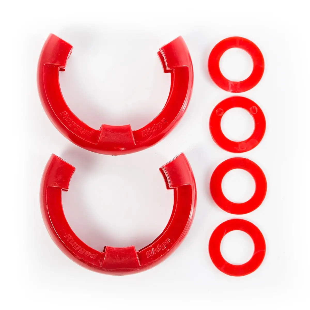 D-Ring Shackle Isolator Kit, Red Pair, 3/4 Inch 1