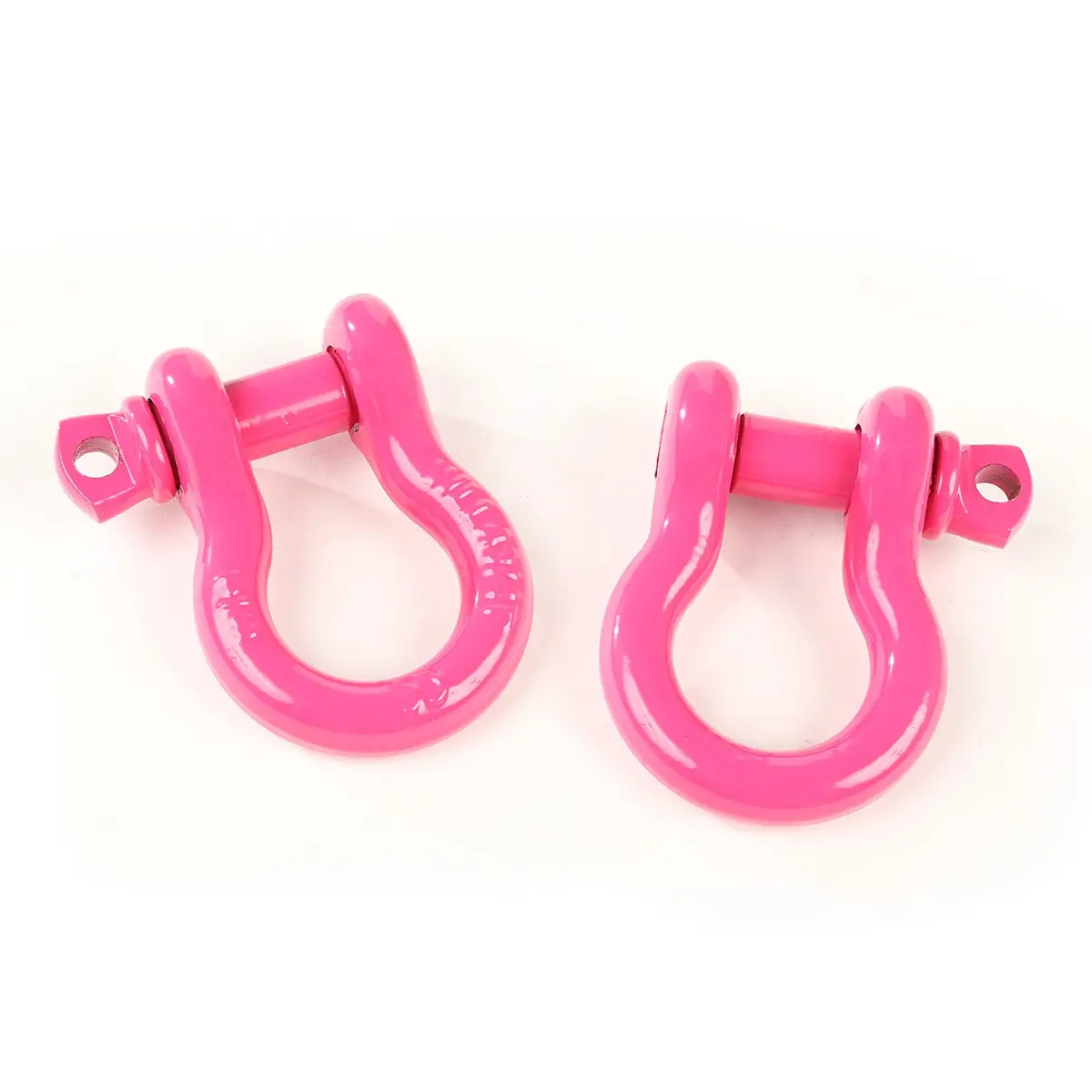 D-Ring Shackle Kit, 3/4 Inch, Pink, Steel, Pair 1