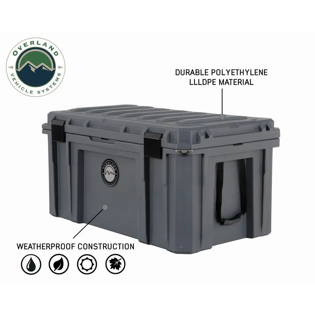 D.B.S. - Dark Grey 169 Qt Dry Box With Wheels, Drain, And Bottle Opener 2
