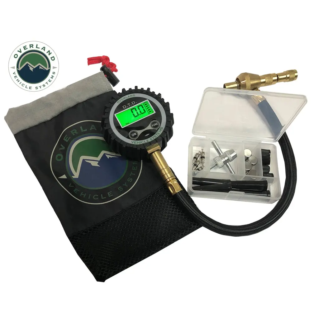 Digital Tire Tire Deflator With Valve Kit & Storage Bag 1