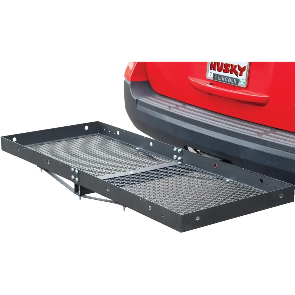 Extra Wide Trailer Hitch Steel Cargo Carrier 1