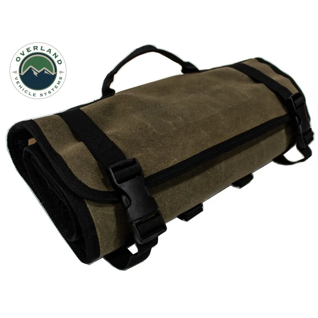 First Aid Bag Rolled Brown 16 Lb Waxed Canvas Canyon Bag 1