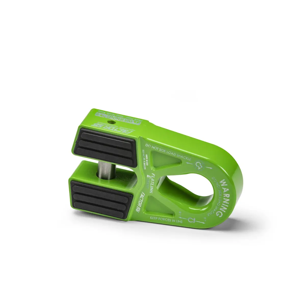 Flatlink "E" Winch Shackle Mount - Green 1