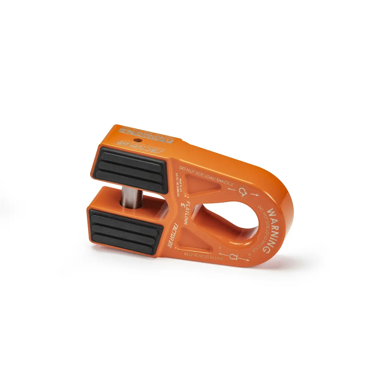 Flatlink "E" Winch Shackle Mount - Orange 1