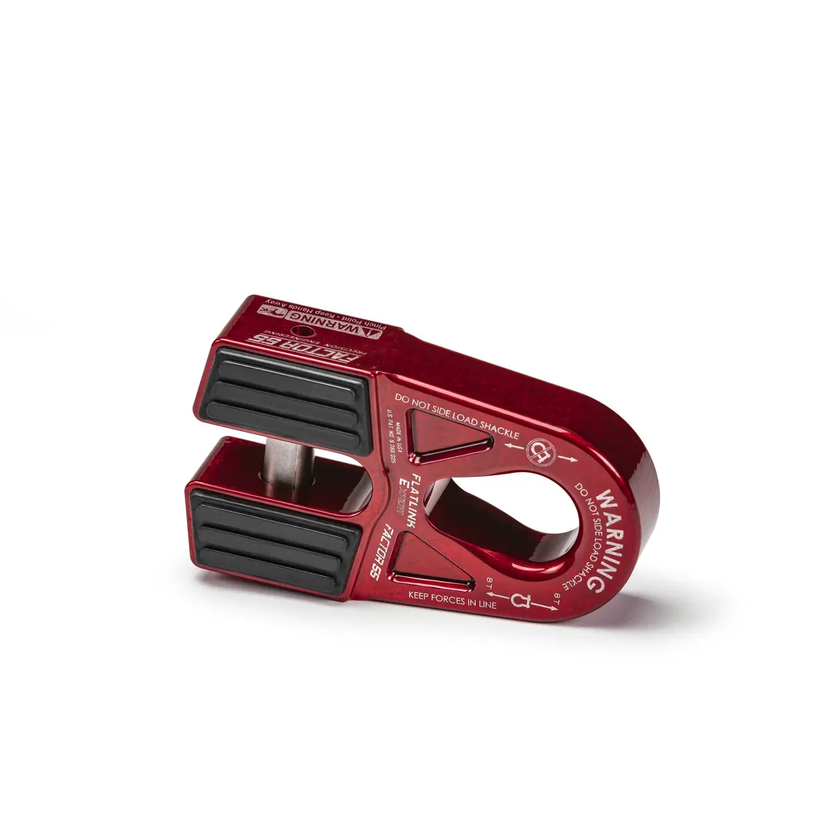 Flatlink "E" Winch Shackle Mount - Red 2