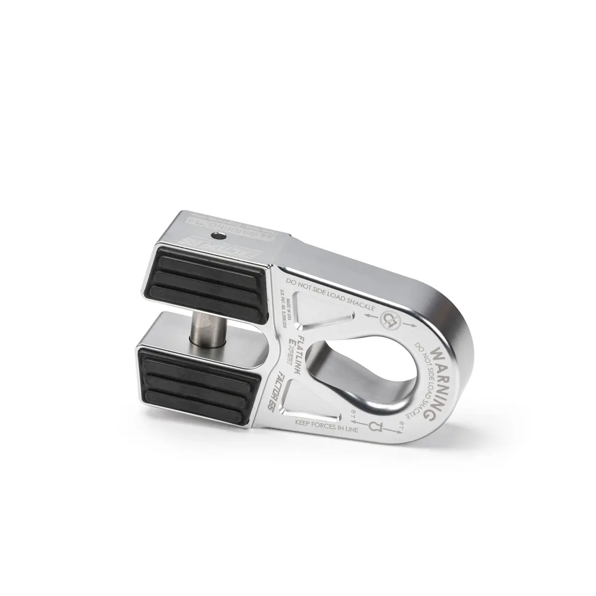 Flatlink "E" Winch Shackle Mount - Silver 1