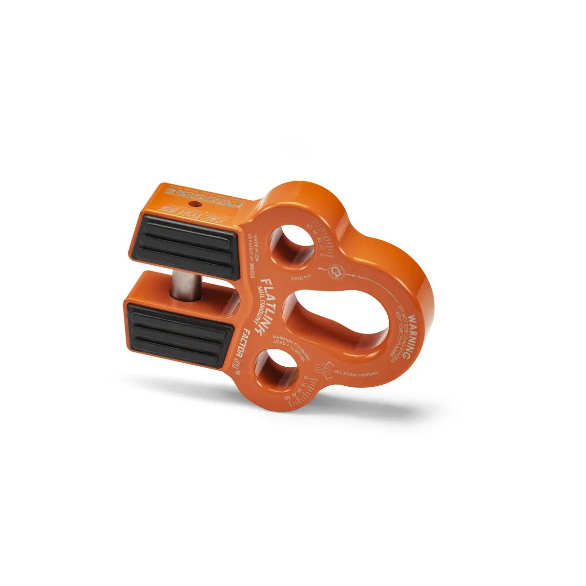 Flatlink Multimount Winch Shackle Mount - Orange 1