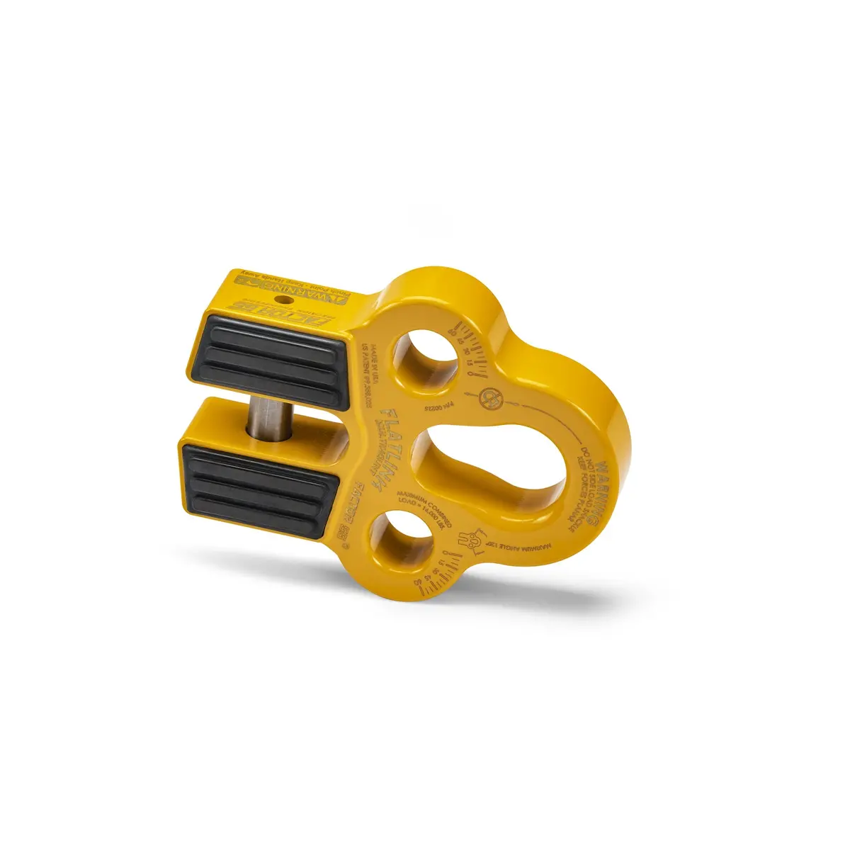 Flatlink Multimount Winch Shackle Mount - Yellow 1