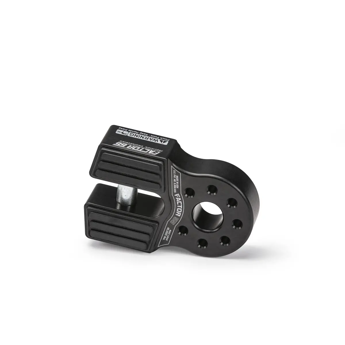 Flatlink Winch Shackle Mount - Black 1