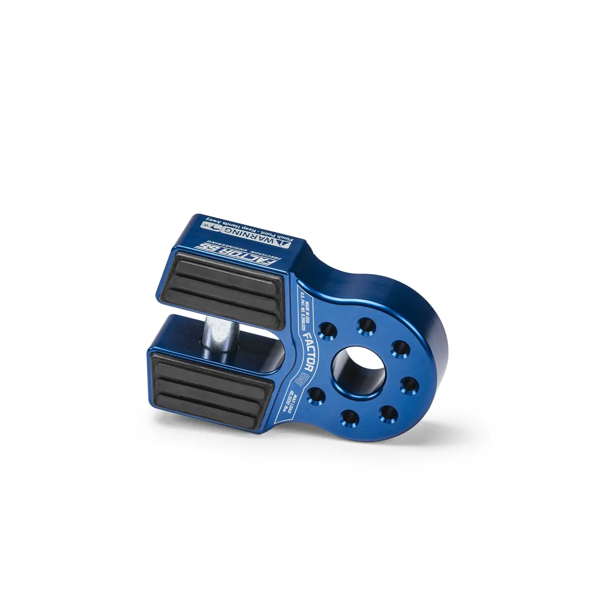 Flatlink Winch Shackle Mount - Blue 1
