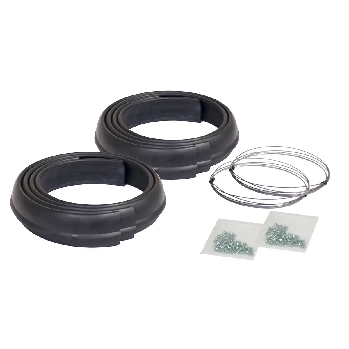 Flexy Flare Rubber Fender Exten. Heavy Duty Reinforced, 1-3/4" X 58" 4 Piece Kit 1