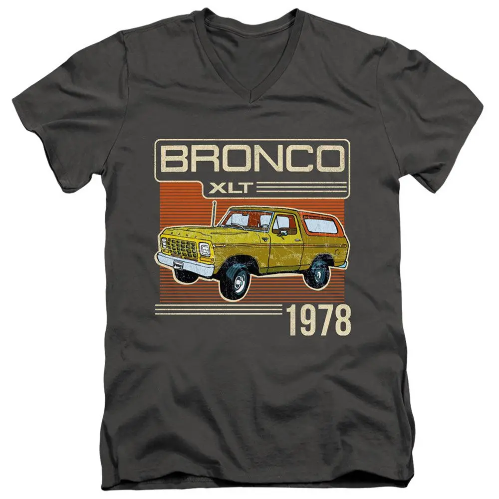 Ford Bronco 1978 Short-Sleeve V-Neck T-Shirt 1