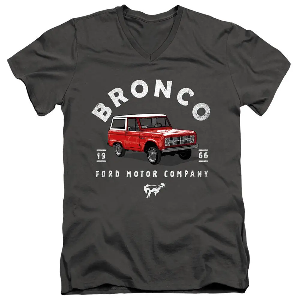 Ford Bronco Illustrated Short-Sleeve V-Neck T-Shirt 1