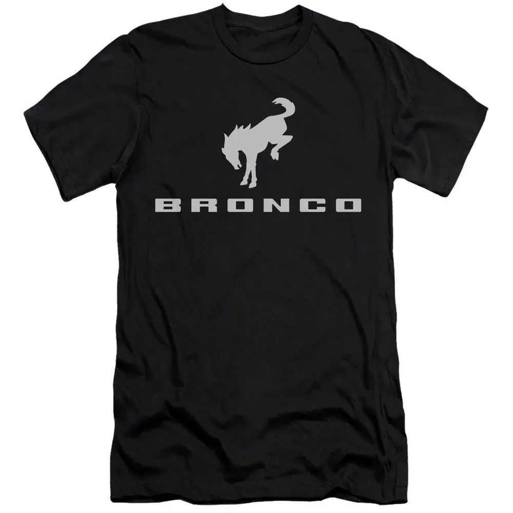 Ford Bronco New Logo Premium Slim Fit Short-Sleeve T-Shirt 1