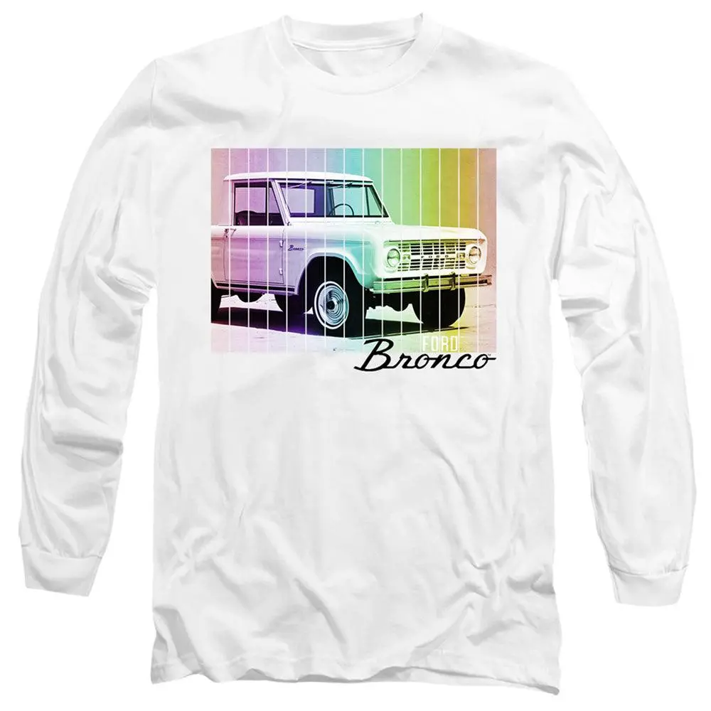 Ford Bronco Retro Rainbow Long-Sleeve T-Shirt 1