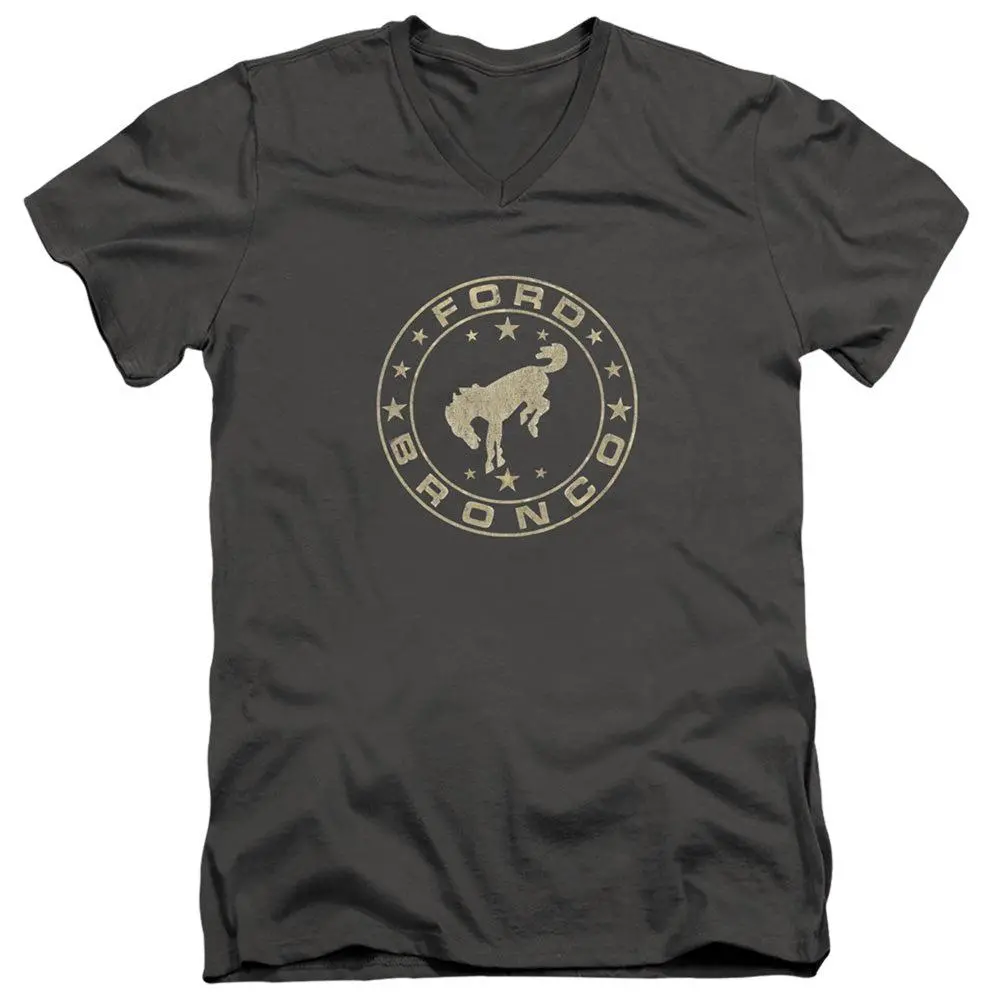 Ford Bronco Vintage Star Bronco Short-Sleeve V-Neck T-Shirt 1